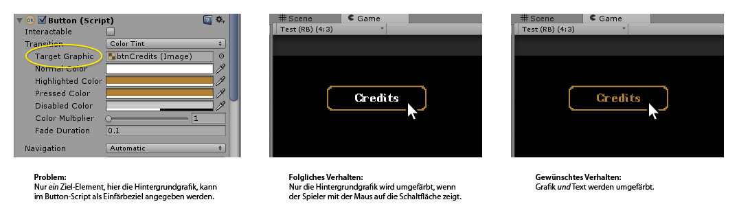 Text UND Grafik eines Buttons bei MouseOver einfärben