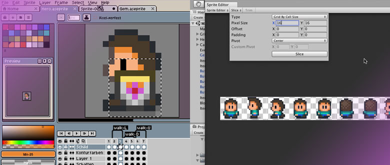 Pixel-präzises Rendering in Unity