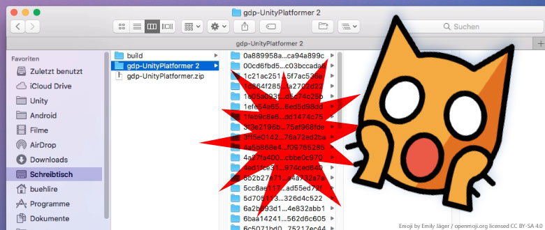 Gezippte .blend oder .unitypackage auf dem Mac entpacken